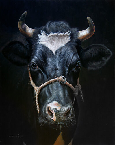 Strong black beauty by Mayrig Simonjan, 회화 for Sale on Singulart