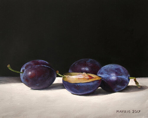 Plums van Mayrig Simonjan, Schilderij te koop op Singulart