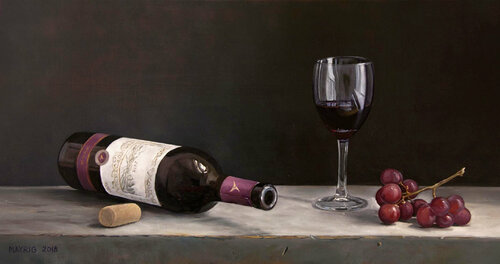 A good glass of wine van Mayrig Simonjan, Schilderij te koop op Singulart