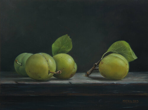 Green Gage Plum van Mayrig Simonjan, Schilderij te koop op Singulart
