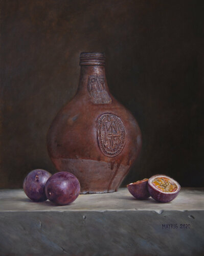 Bartmann jug Passion van Mayrig Simonjan, Schilderij te koop op Singulart