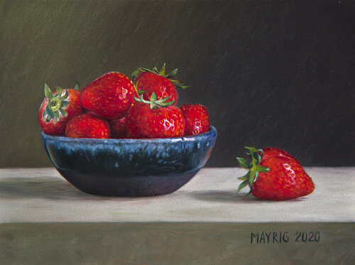 Strawberry di Mayrig Simonjan, Pittura in vendita su Singulart