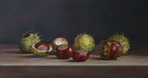 Chestnut battle van Mayrig Simonjan, Schilderij te koop op Singulart