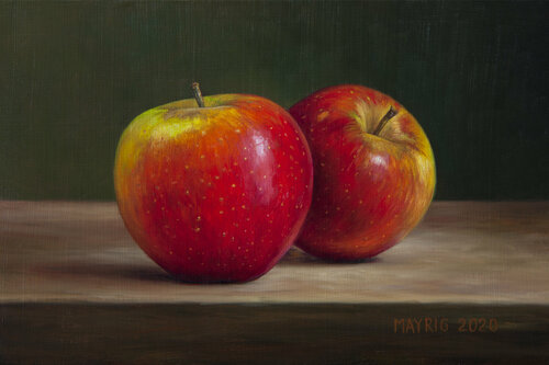 Apple lovers di Mayrig Simonjan, Pittura in vendita su Singulart