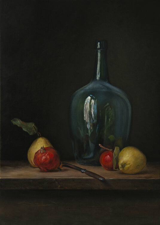Old bottle of France Mayrig Simonjan