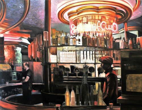 "on duty"   (Barfly n°53) von Abel Amalric, Malerei kaufen auf Singulart
