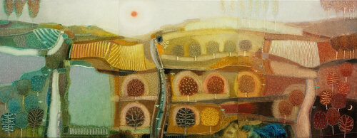 Wandering forest and field de Rob van Hoek, Pintura a la venta en Singulart