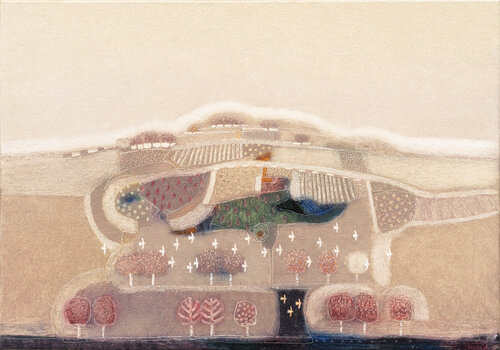 Suddenly the sky turned pale di Rob van Hoek, Pittura in vendita su Singulart