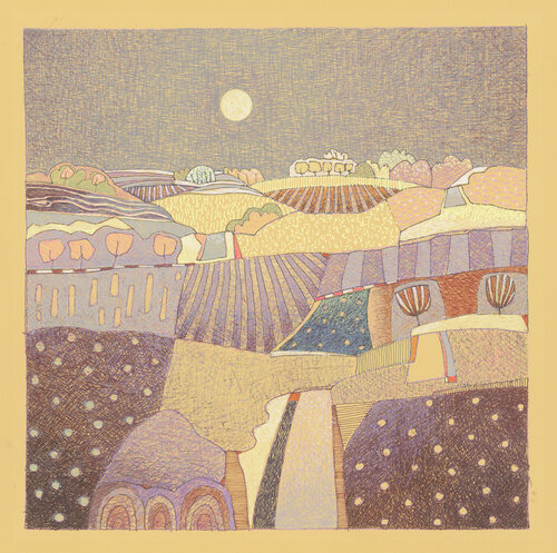 In the yellow haze of the sun by Rob van Hoek, Print for Sale on Singulart