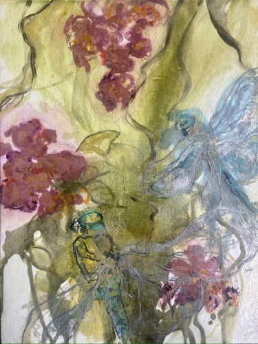 Dragonfly Dreams von Kohlene Hendrickson, Malerei kaufen auf Singulart