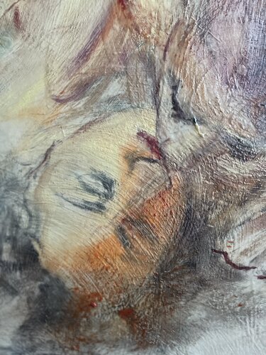 Vital Sexing-detail di Kohlene Hendrickson, Pittura in vendita su Singulart