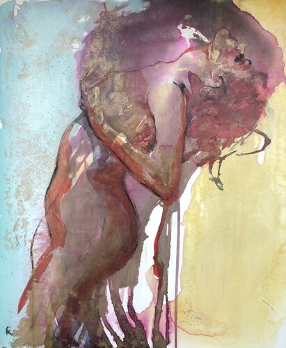 GIVING & RECEIVING van Kohlene Hendrickson, Schilderij te koop op Singulart