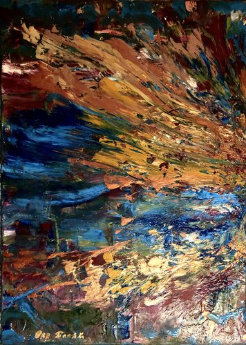 Social Closeness Despite Physical Distance (1) di Olha Bosak, Pittura in vendita su Singulart