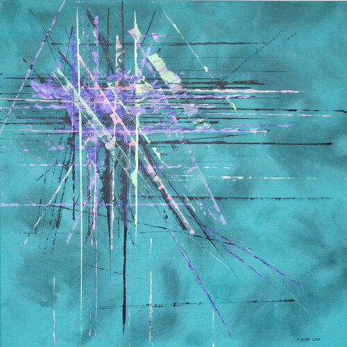 Smitten Symmetry 14 van Ann Bubis, Schilderij te koop op Singulart