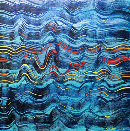 Rhythmscape Requiem 7 by Ann Bubis, 회화 for Sale on Singulart