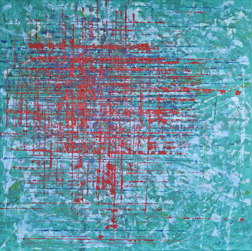 Repetitivescape 1 von Ann Bubis, Malerei kaufen auf Singulart