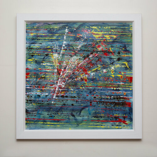 Smitten Symmetry 4 by Ann Bubis, 회화 for Sale on Singulart