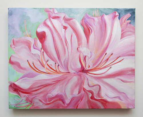 Dancing Petals by Ann Bubis, 회화 for Sale on Singulart