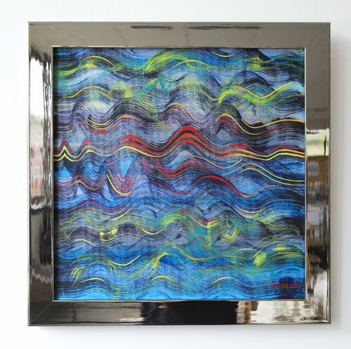 Rhythmscape Requiem 19 van Ann Bubis, Schilderij te koop op Singulart