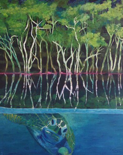 She disappeared and started a new life by Margarete Stern, Painting for Sale on Singulart