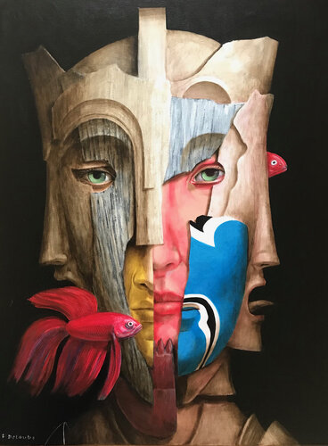 Jaya di fabien delaube, Pittura in vendita su Singulart