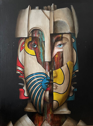 Herakles 8 van fabien delaube, Schilderij te koop op Singulart