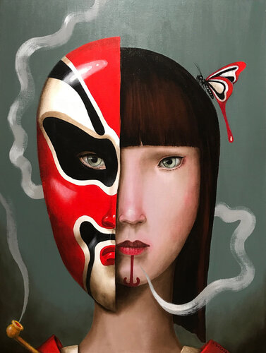 Kazuki by fabien delaube, Painting for Sale on Singulart