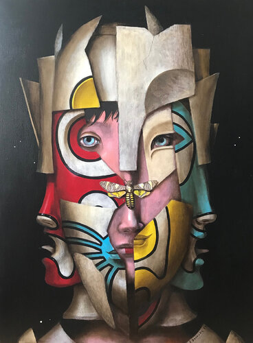Nabû van fabien delaube, Schilderij te koop op Singulart