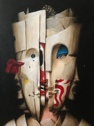 Siam by fabien delaube, Painting for Sale on Singulart