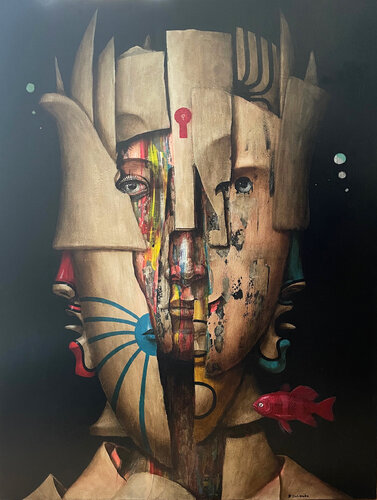 Gardian II di fabien delaube, Pittura in vendita su Singulart