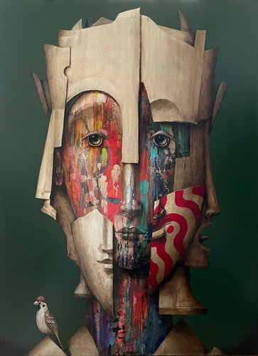 Aoki 5 van fabien delaube, Schilderij te koop op Singulart