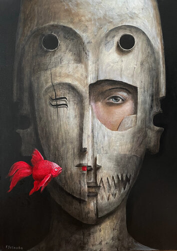 La Dame du Lac van fabien delaube, Schilderij te koop op Singulart