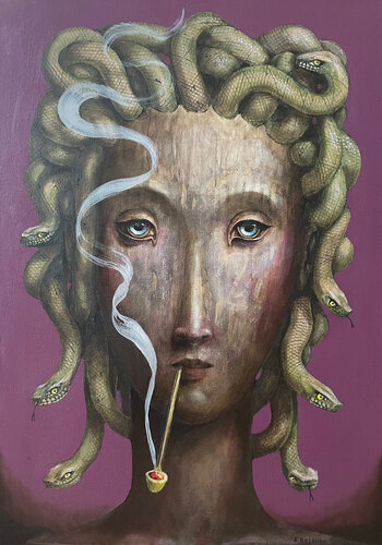 Medusa II van fabien delaube, Schilderij te koop op Singulart