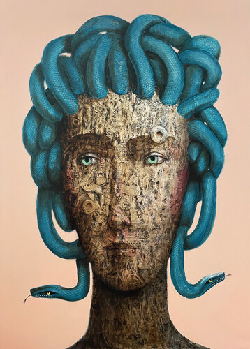 Meduse II van fabien delaube, Schilderij te koop op Singulart
