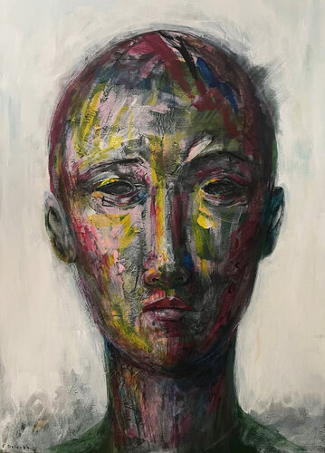 Auto Portrait by fabien delaube, Painting for Sale on Singulart