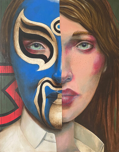 Greta by fabien delaube, Painting for Sale on Singulart