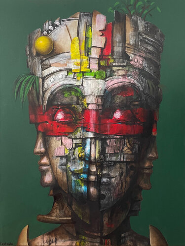 Jayawarman 7 by fabien delaube, Painting for Sale on Singulart