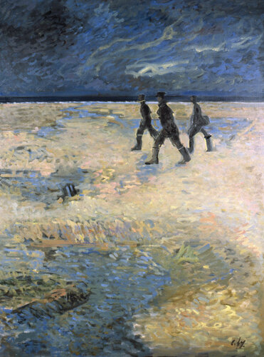 Le Marquenterre en baie  de Somme von Eugenio Foz, Malerei kaufen auf Singulart