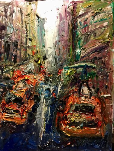 LEXINGTON AND 48TH by Chris Kappmeier, Painting for Sale on Singulart