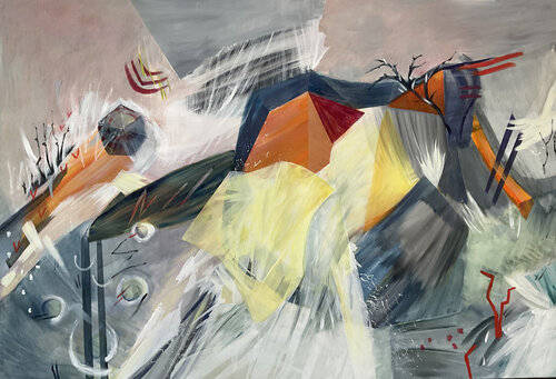 Espace inédit XIV di Eliane Saheurs, Pittura in vendita su Singulart
