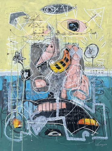Unsaid van Varoujan Hovakimyan, Schilderij te koop op Singulart