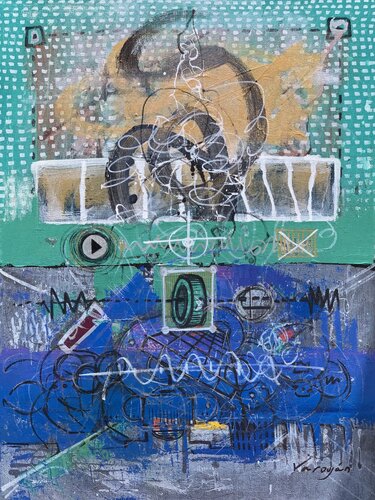 Play van Varoujan Hovakimyan, Schilderij te koop op Singulart