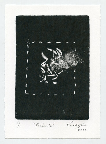 Pandemic par Varoujan Hovakimyan, Œuvre sur papier en vente sur Singulart