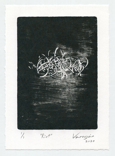 Riot par Varoujan Hovakimyan, Œuvre sur papier en vente sur Singulart