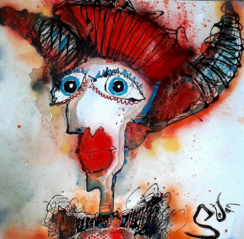 PUNK -FUNK van Stefan Dimovski, Schilderij te koop op Singulart