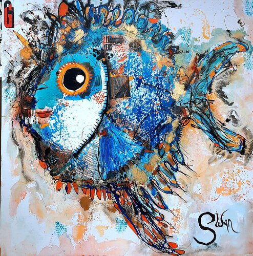 Paradise fish van Stefan Dimovski, Schilderij te koop op Singulart