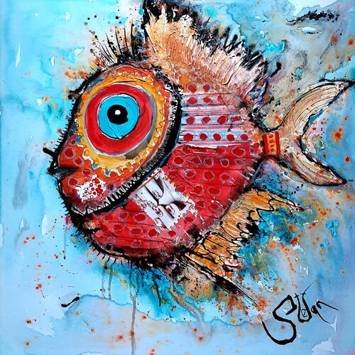 Red Spring van Stefan Dimovski, Schilderij te koop op Singulart