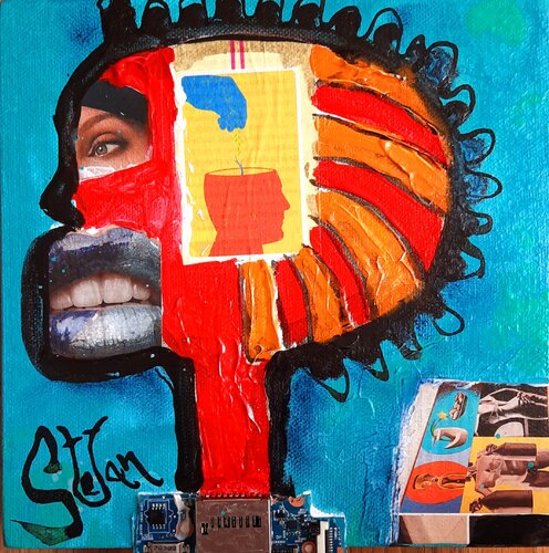 Artificial mind van Stefan Dimovski, Schilderij te koop op Singulart