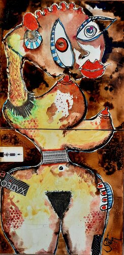 Muse van Stefan Dimovski, Schilderij te koop op Singulart