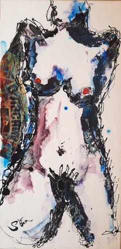 Model van Stefan Dimovski, Schilderij te koop op Singulart